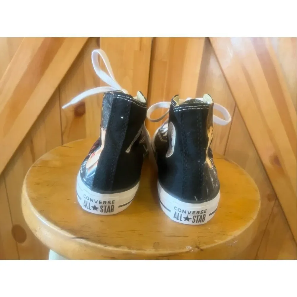 Converse all-star, high tops, black Justin Bieber, women’s size 5.5 NWOT
